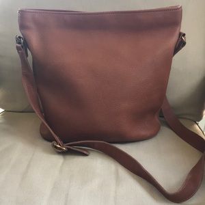 Brown Coach leather purse
